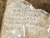 Tombstone of Mary Bosley, an infant of 12 months, died 1825