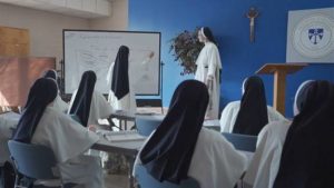 Sister Cecilia Anne teaching