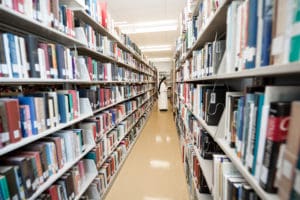 library stacks