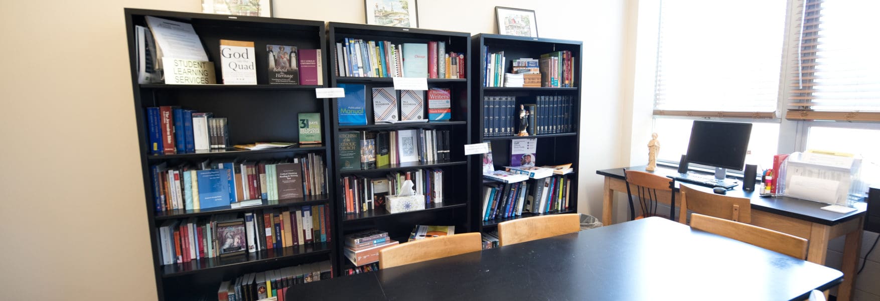 Writing services and resource room