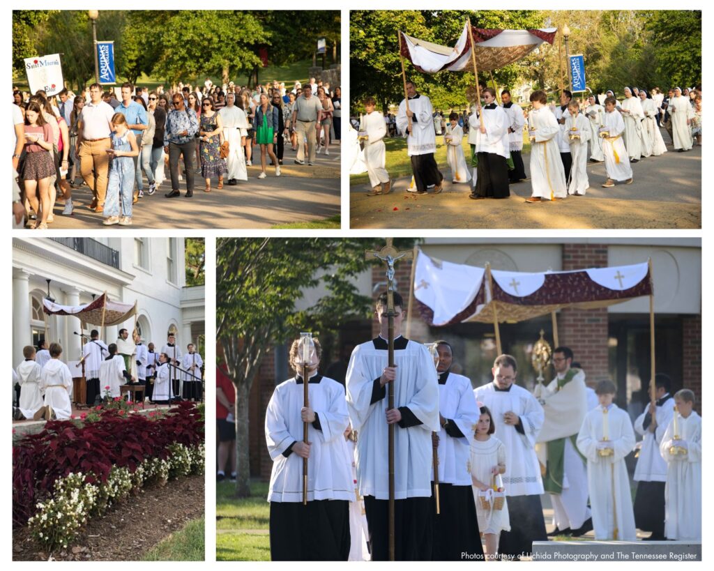 Eucharistic Procession on the Dominican Campus