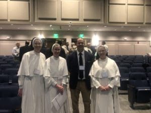 Jason Gale and sister at ave maria conference