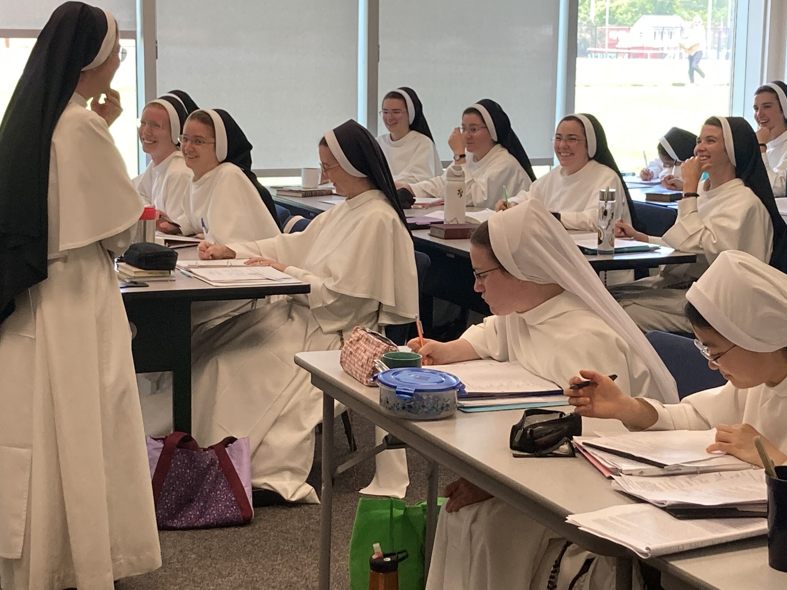Classroom of sisters