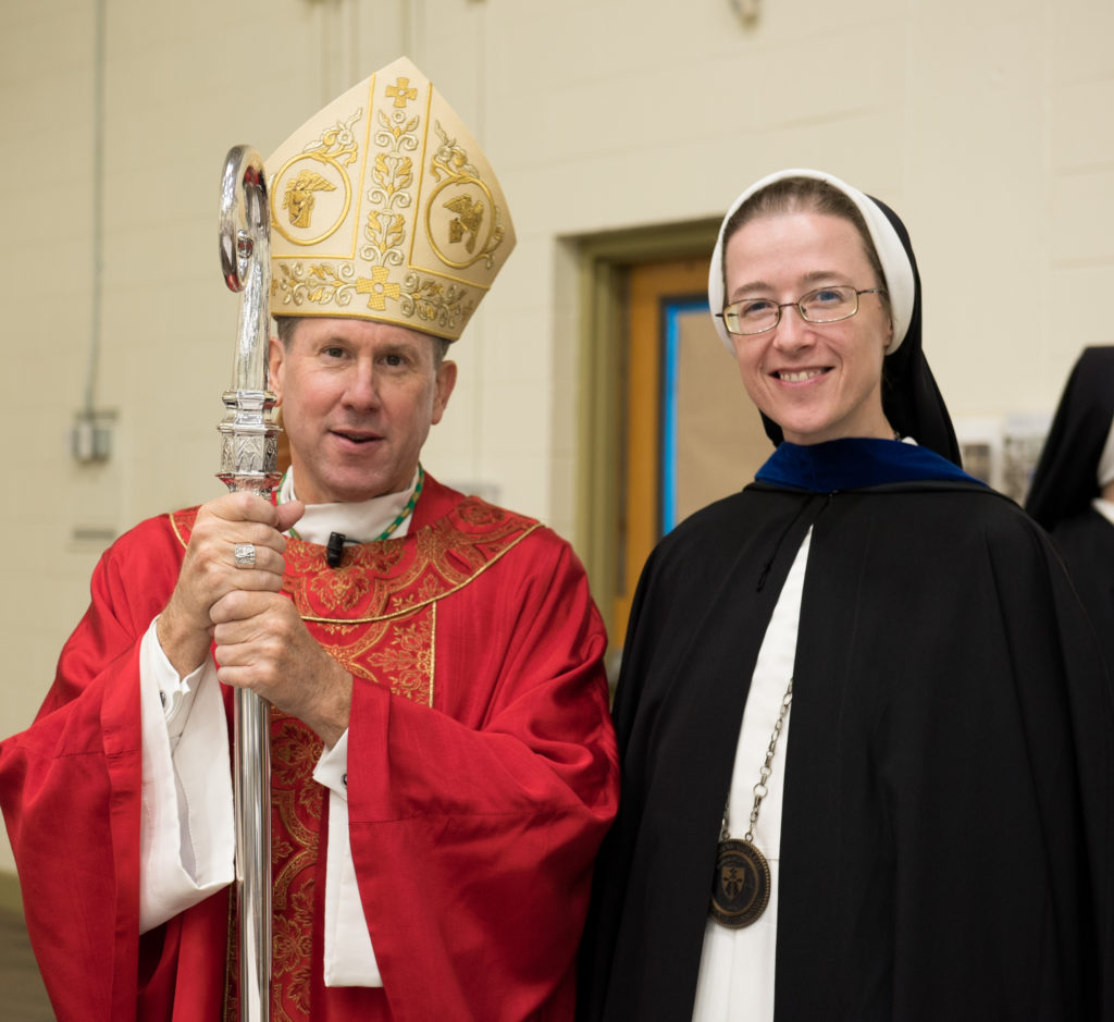Bishop Mark Spalding & Sister Cecilia Anne