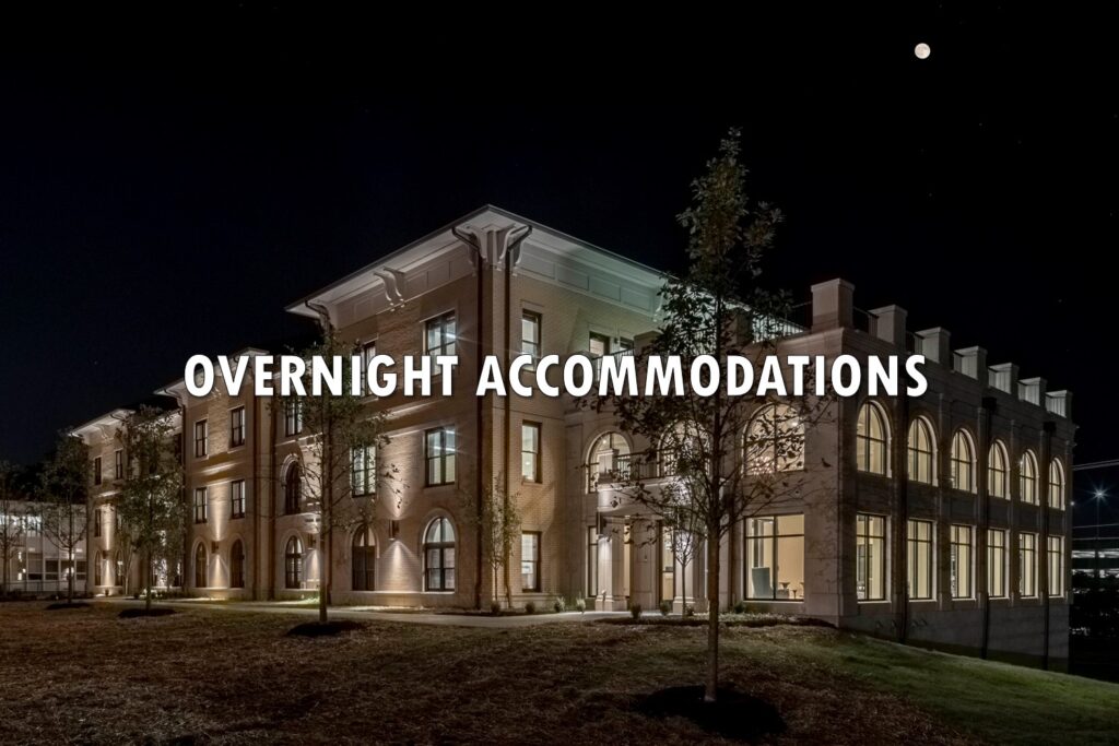 Link to Overnight Accommodations available at the Siena Hall Conference Center.