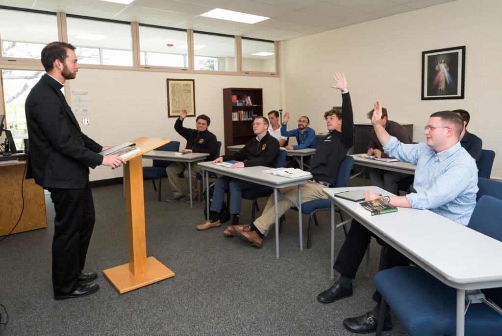 Seminarian 2026 classroom photo
