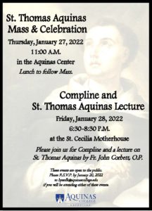 Aquinas Week events