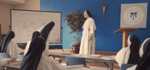 Sister Cecilia Anne teaching