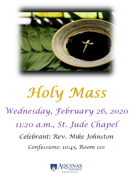 holy mass flyer